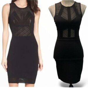 Iris Black Mini Corset Dress Stretch Size Small